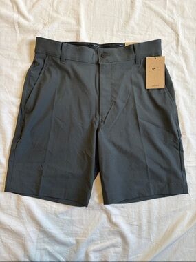 Nike Victory NWT Mens Gray Performance Golf Shorts Dri-Fit (FZ7444-010) Size 30